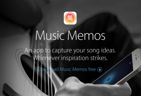 Music Memos pro iOS 