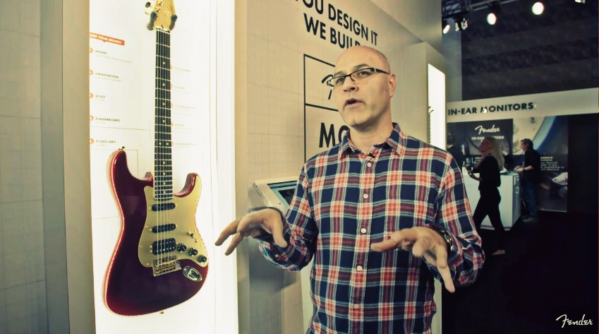 Allen Abbassi, vývojář nové řady Fender American Professional Allen Abbassi, vývojář nové řady Fender American Professional