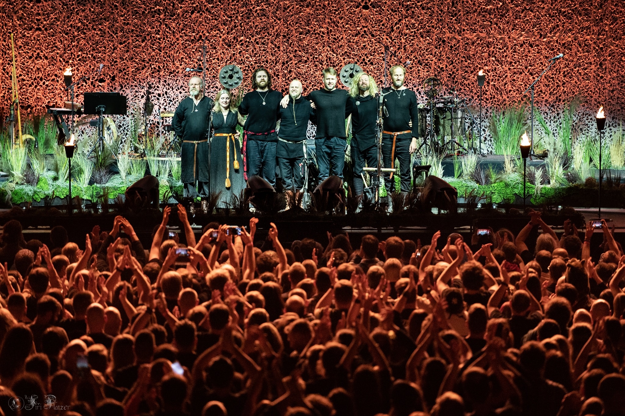 Wardruna při děkovačce. | Foto: Jiří Platzer