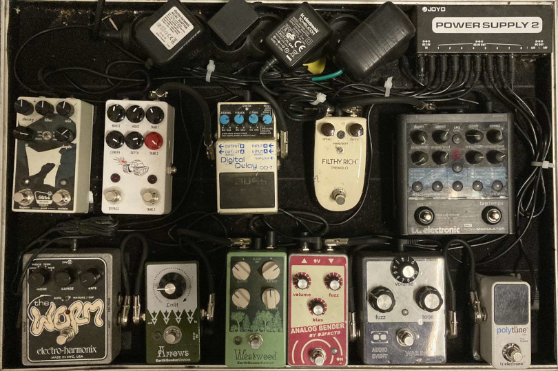 Pedalboard Jakuba Bolbola