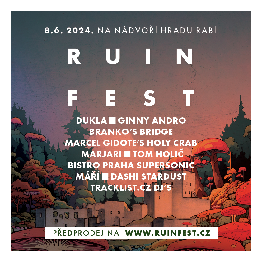 Lineup letošního Ruinfestu nabízí průřez psychedelií a elektronikou.