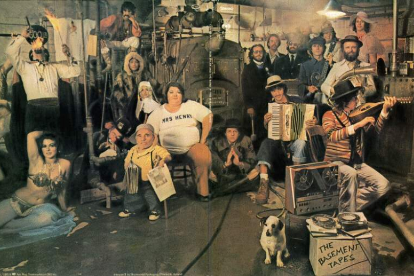 Bob Dylan Basement Tapes, cover LP