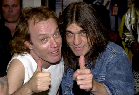 Angus a Malcolm Young, foto: YouTube