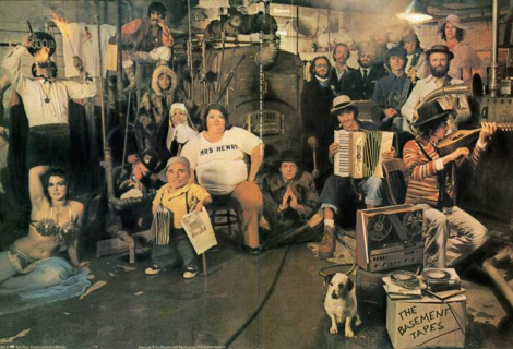 Bob Dylan Basement Tapes, cover LP