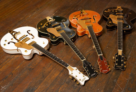 Nová série Synchromatic nabízí tradiční archtop konstrukci, moderní herní komfort a charakteristický lesk zlatého hardware. I Foto: Gretsch Nová série Synchromatic nabízí tradiční archtop konstrukci, moderní herní komfort a charakteristický lesk zlatého hardware. I Foto: Gretsch