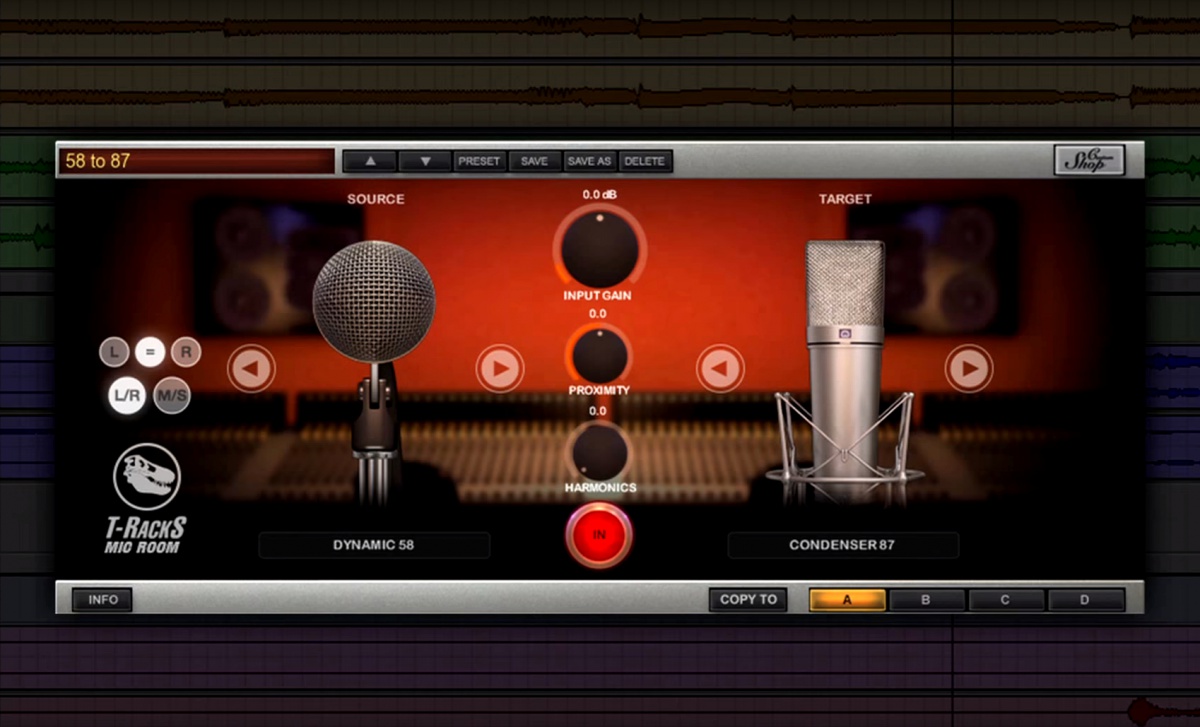 T-RackS Mic Room, zdroj: YouTube T-RackS Mic Room, zdroj: YouTube